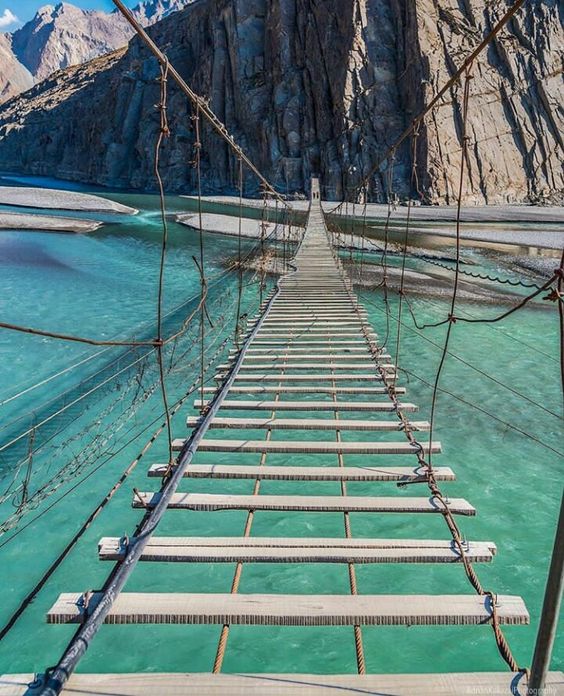 Hussaini Suspension bridge